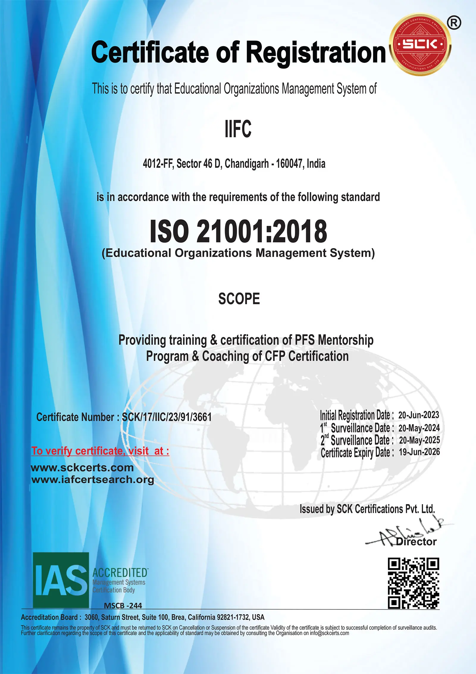 Certificate 2